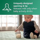 Philips Avent Natural Glass Baby Bottles with Natural Response Nipples (Slow Flow, Flow 2), 4oz, 4-Pack, SCY910/04