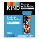 KIND Fruit and Nut Bars, Blueberry Vanilla and Cashew, 1.4 oz Bar, 12/Box
