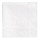 Beverage Napkins, 2-Ply 9 1/2 x 9 1/2, White, Embossed, 1000/Carton