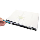 GBC® Instant Report Kit, 5/16" Capacity, Clear/Black Cover, Black Spine