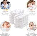 2 Pack Muslin Burp Cloths 100% Cotton Muslin Cloths Large 20''x10'' Extra Soft
