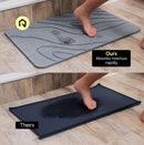Nonslip Stone Bath Mat - Super Absorbent Diatomaceous Stone Bath Mats for Bathroom - Fast Drying Bathroom Mat Quick Dry Shower Rug