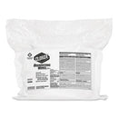 Disinfecting Wipes, 1-Ply, 7 x 8, Fresh Scent, White, 700/Bag Refill, 2 Bags/Carton