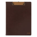 AT-A-GLANCE® Signature Collection Monthly Clipfolio, 11 x 8, Distressed Brown Cover,