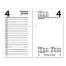 AT-A-GLANCE® Desk Calendar Refill with Tabs, 3.5 x 6, White Sheets,