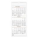 AT-A-GLANCE® Three-Month Reference Wall Calendar, 12 x 27, White Sheets,