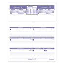 AT-A-GLANCE® Flip-A-Week Desk Calendar Refill, 7 x 6, White Sheets,