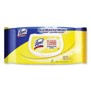 Disinfecting Wipes Flatpacks, 1-Ply, 6.69 x 7.87, Lemon and Lime Blossom, White, 80 Wipes/Flat Pack, 6 Flat Packs/Carton