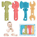 TYRY.HU Baby Teething Toys for Babies 0-6 Months 6-12 Months, BPA Free Silicone Baby Molar Teether Chew Toys,