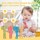 TYRY.HU Baby Teething Toys for Babies 0-6 Months 6-12 Months, BPA Free Silicone Baby Molar Teether Chew Toys,