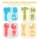 TYRY.HU Baby Teething Toys for Babies 0-6 Months 6-12 Months, BPA Free Silicone Baby Molar Teether Chew Toys,